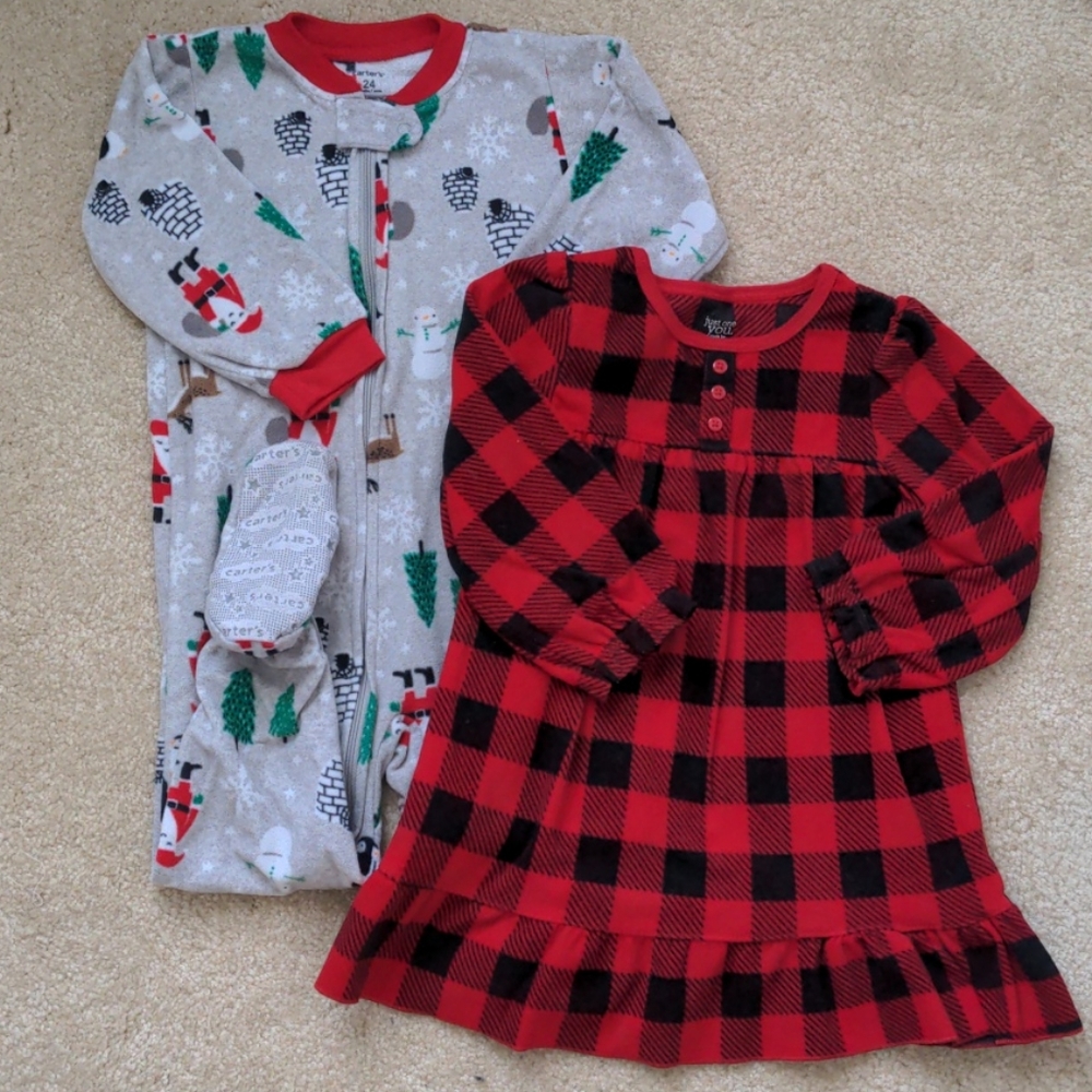 Toddler Winter Pajamas Set (Size 24m - 2T)